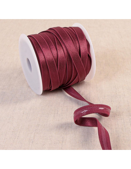 Elastico antiscivolo satinato - Bordeaux