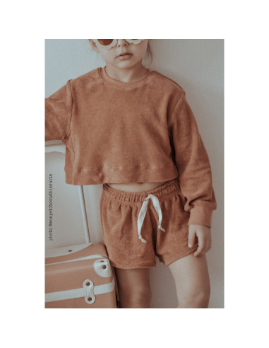 Modello di felpa corta Vancouver kids - Ikatee