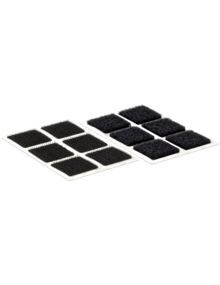VELCRO® Brand Quadrati adesivi autoadesivi 25mm x 24 nero