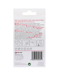 VELCRO® Brand Quadrati autoadesivi 25mm x 24 bianchi 2