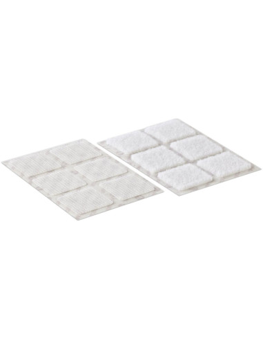 VELCRO® Brand Quadrati autoadesivi 25mm x 24 bianchi