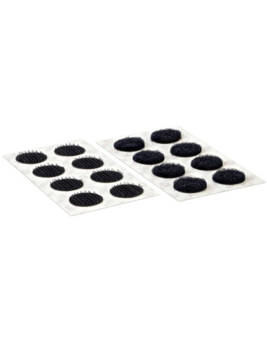 Pastiglie adesive autoadesive VELCRO® Brand 16mm x 16 nere