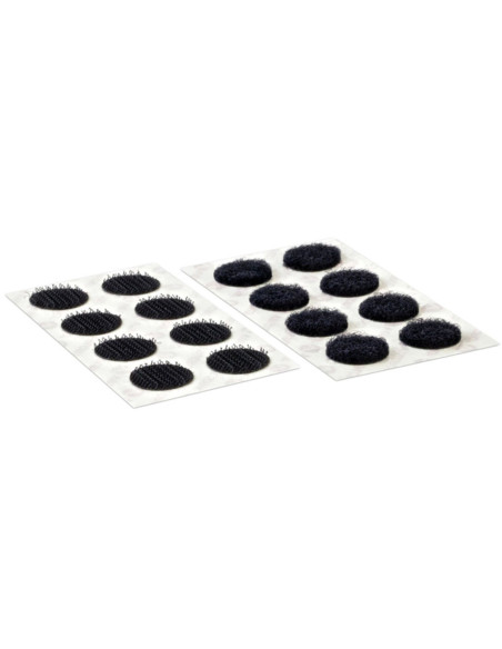 Pastiglie adesive autoadesive VELCRO® Brand 16mm x 16 nere