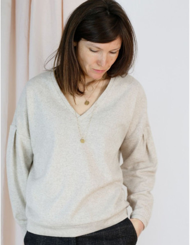 Modello di felpa, maglione Horizon - Atelier Scämmit