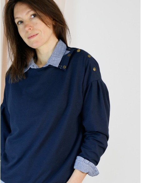 Modello di felpa, maglione Horizon - Atelier Scämmit