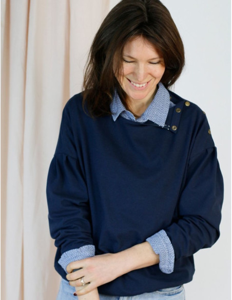 Modello di felpa, maglione Horizon - Atelier Scämmit
