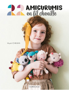 Libro 22 amigurumi in filato ciniglia