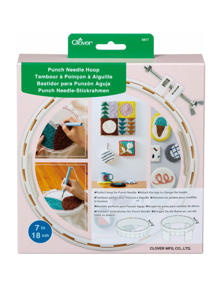 Tamburo per punch needle Clover