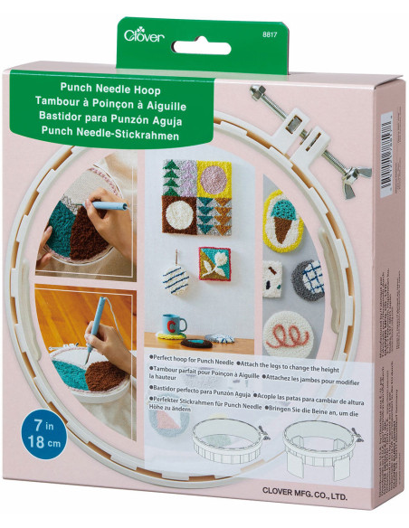 Tamburo per punch needle Clover