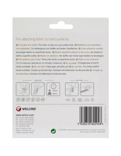 VELCRO® Brand Nastro autoadesivo misto (adesivo e da cucire) 20mm X 5M bianco 2