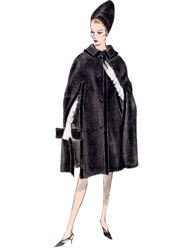 Modello di mantello - Vogue 1838