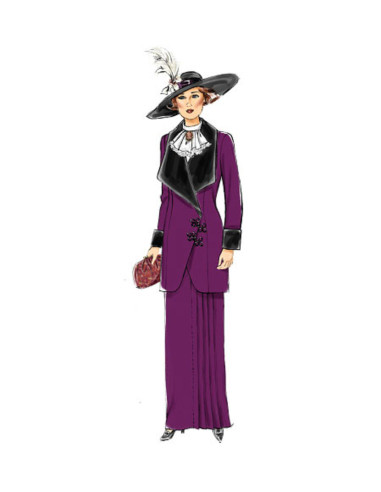 Modello di giacca, grembiule e gonna - Butterick 6108