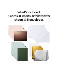 Set di 8 carte con buste R20 Foil Forest Grove Cricut 2