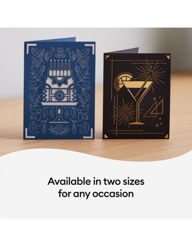 Set di 8 carte con buste R20 Foil Forest Grove Cricut