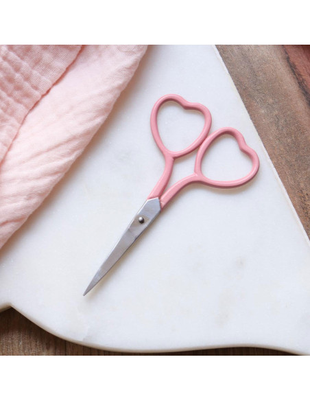 Forbici da ricamo cuore 9 cm - Lise Tailor - Blush