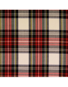 Tessuti tartan scozzesi - Rosso e écru