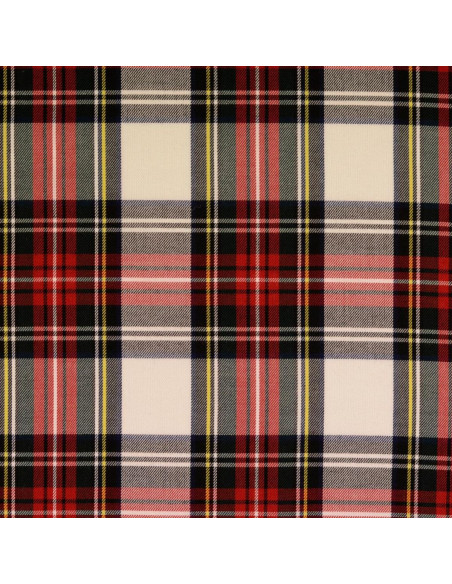 Tessuti tartan scozzesi - Rosso e écru