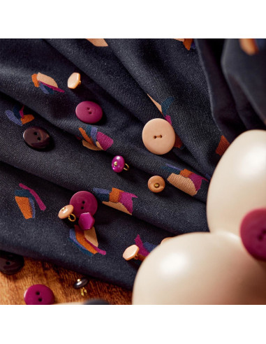 Tessuto viscosa Beryl Night - Atelier Brunette
