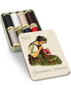 Set di 8 fili da cucito in poliestere Nostalgie 1925 Gütermann