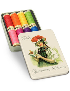 Set di 8 fili da cucito in poliestere Nostalgie 1928 Gütermann