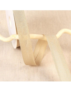 Nastro metallico iridescente - Beige
