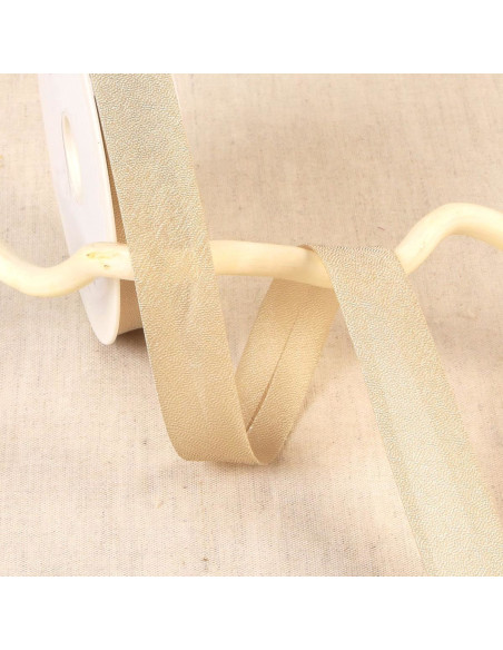 Nastro metallico iridescente - Beige