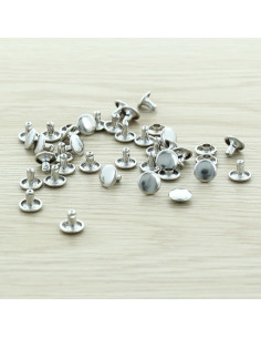 Confezione di 100 rivetti economici 9 mm - Argento