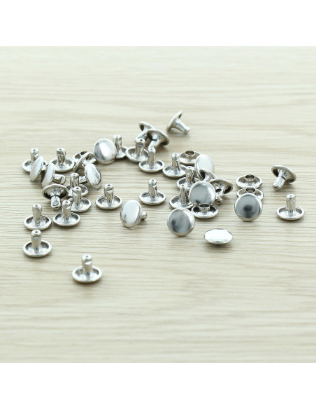 Confezione di 100 rivetti economici 9 mm - Argento