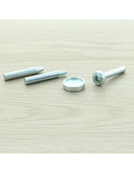 Strumenti di montaggio per bottoni a pressione anorak 15 mm