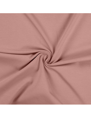 Tessuto jersey di cotone - Rosa antico