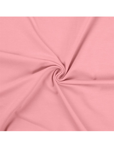 Tessuto jersey di cotone - Rosa pastello