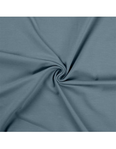 Tessuto jersey di cotone - Blu grigio