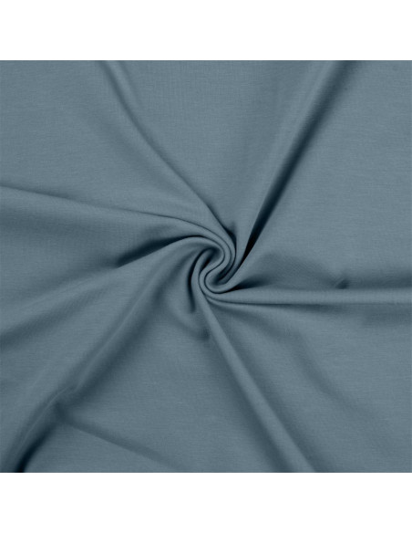 Tessuto jersey di cotone - Blu grigio