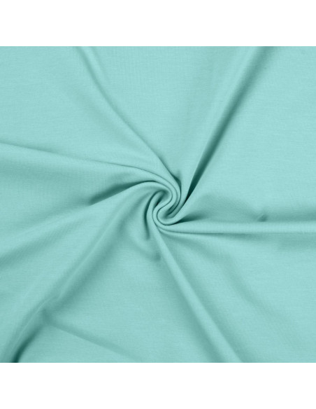 Tessuto jersey di cotone - Verde acqua