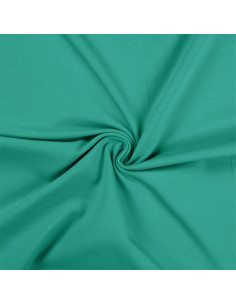 Tessuto jersey di cotone - Blu Tiffany