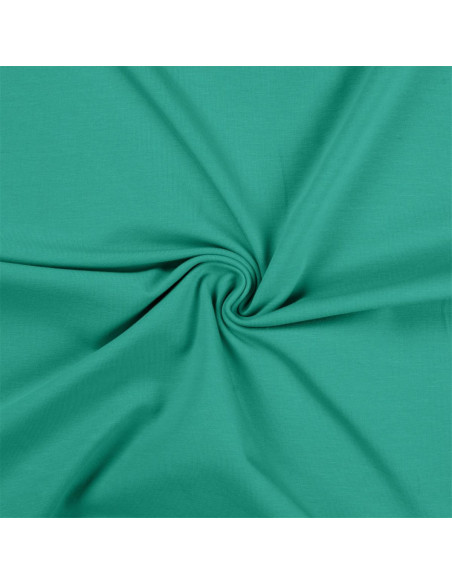 Tessuto jersey di cotone - Blu Tiffany