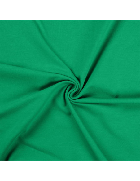 Tessuto jersey di cotone - Verde prato