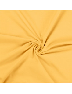 Tessuto jersey di cotone - Giallo paglierino