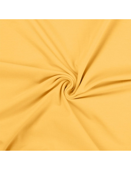 Tessuto jersey di cotone - Giallo paglierino