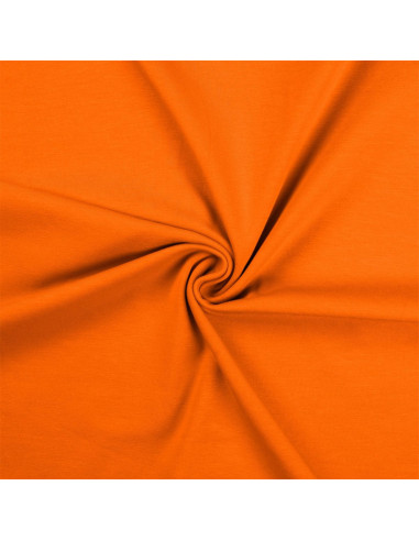 Tessuto jersey di cotone - Arancione