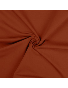 Tessuto jersey di cotone - Terracotta