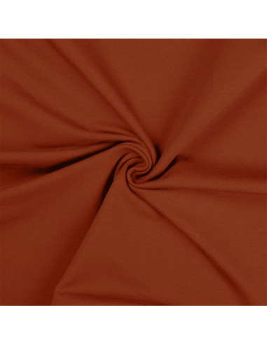 Tessuto jersey di cotone - Terracotta