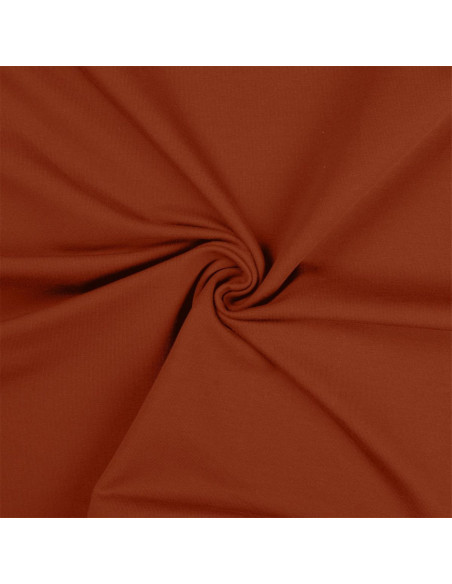 Tessuto jersey di cotone - Terracotta
