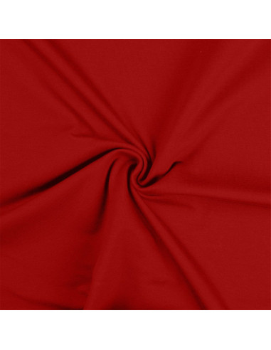 Tessuto jersey di cotone - Rosso scuro