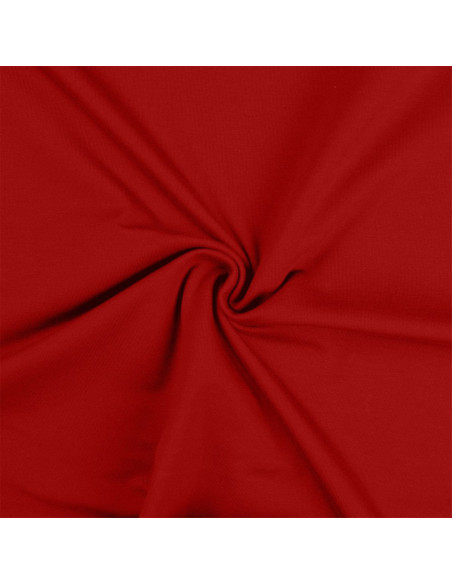 Tessuto jersey di cotone - Rosso scuro