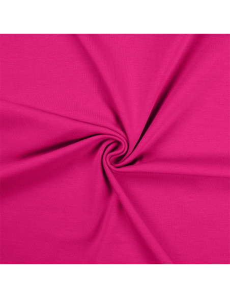 Tessuto jersey di cotone - Fucsia
