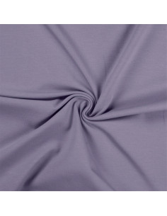 Tessuto jersey di cotone - Lilla scuro