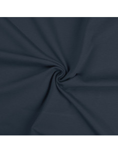 Tessuto jersey di cotone - Blu denim