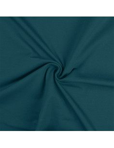 Tessuto jersey di cotone - Blu petrolio