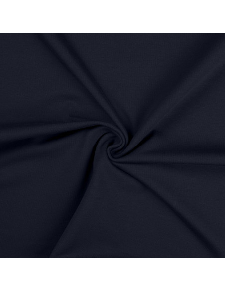 Tessuto jersey di cotone - Blu marino
